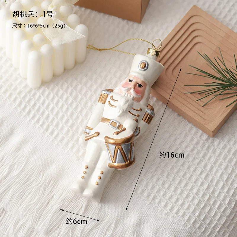 New Christmas Decorations Creative Snowflake Christmas Tree Hanging Ornaments Scene Arrangement Props Festive PVC Decoration