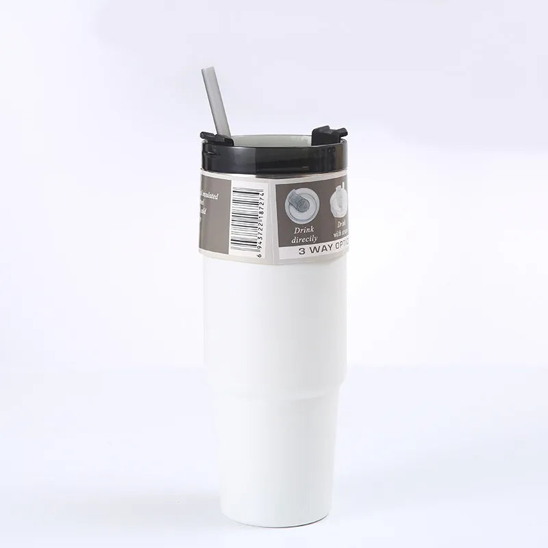 casual solid color stainless steel water bottles 1 piece