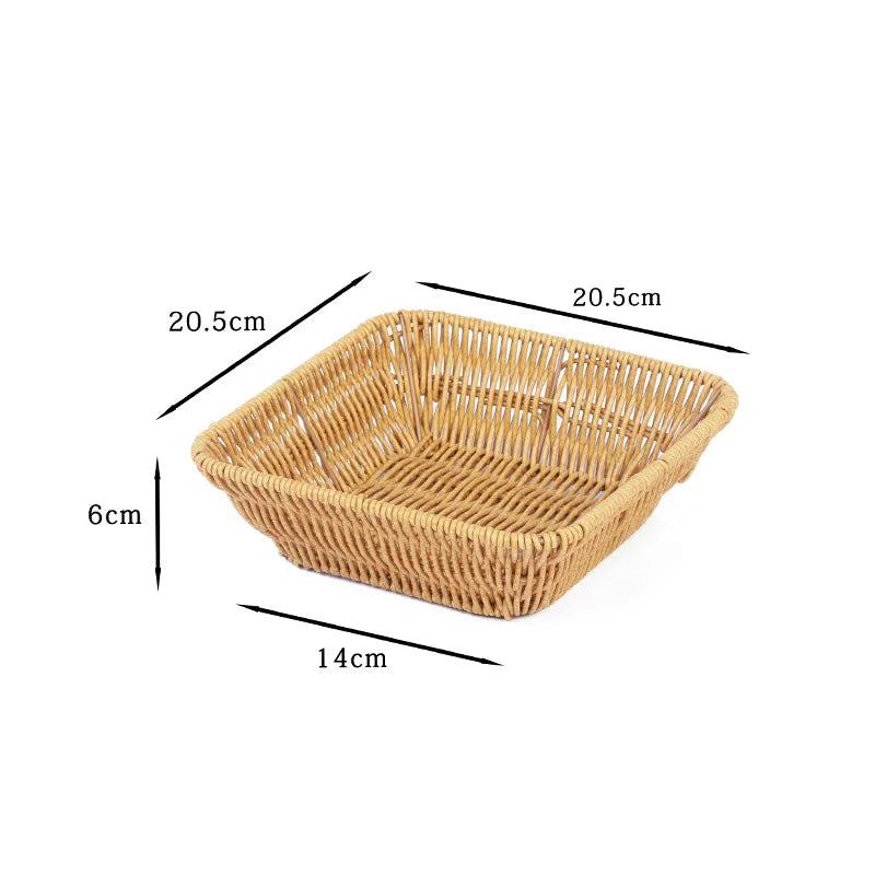 Simple Style Solid Color Storage Basket