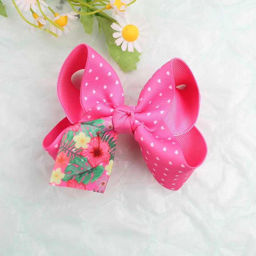 Summer National Day Fruit Bow Hairpin Flamingo Pineapple Bow   Spring New