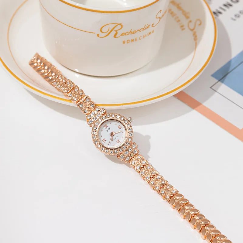 Elegant Geometric Jewelry Buckle Quartz Women's Watches
