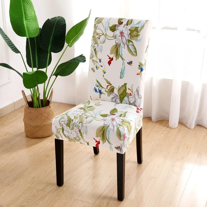 Chair Cover  Hotel Chair Cover Dining Chair Cover One-piece Elastic Chair Cover Office Computer Seat Cover