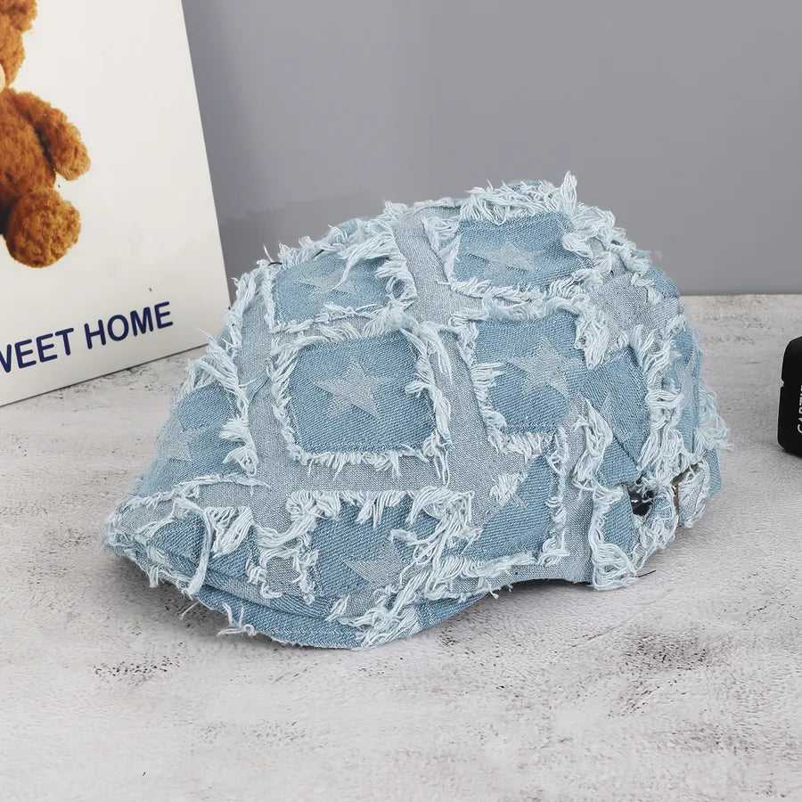 Women's Adults Sweet Cool Style Star Wide Eaves Floppy Hat