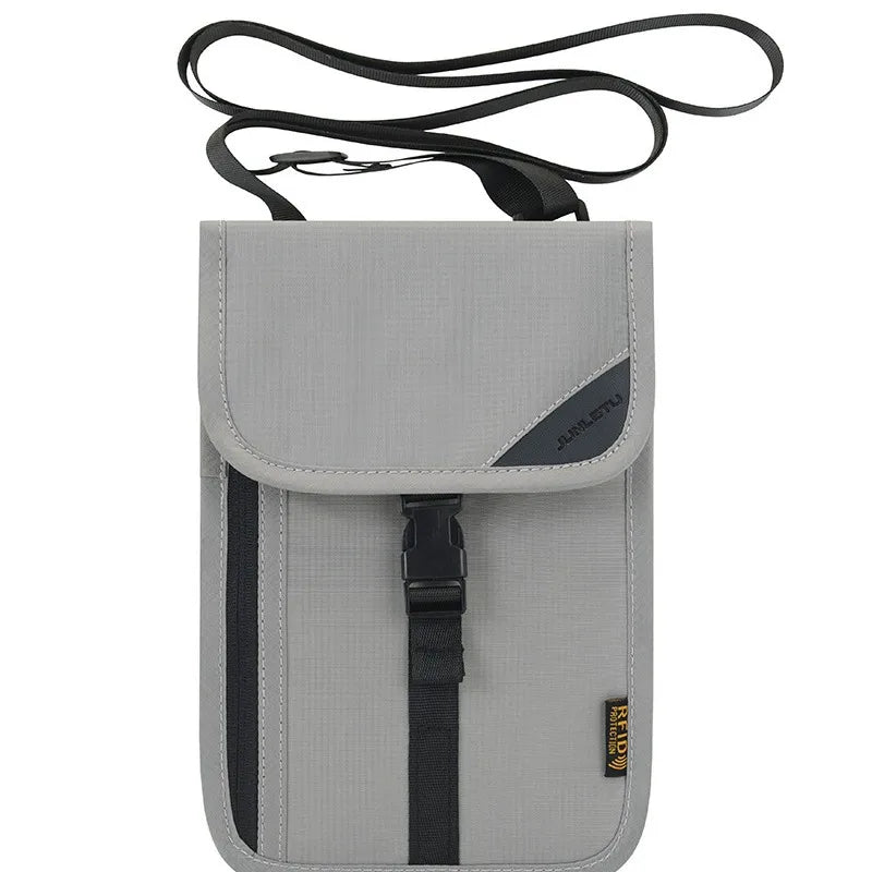 Unisex Basic Solid Color Nylon Passport Holders