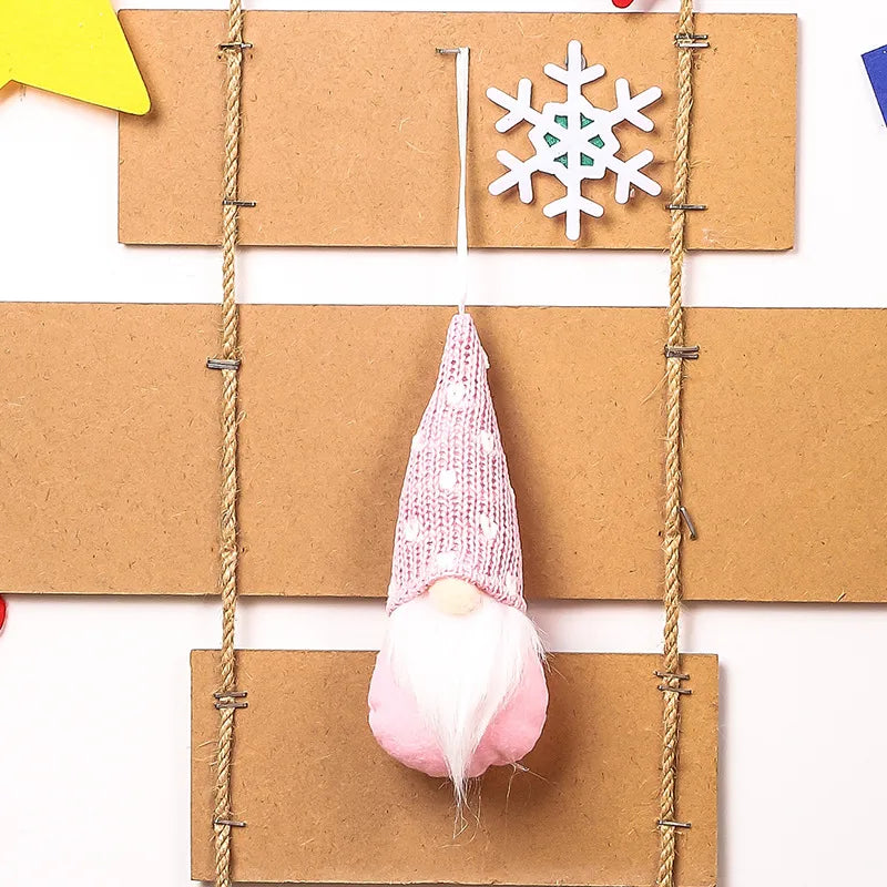 Christmas Cartoon Style Simple Style Classic Style Color Block Holiday Festival Hanging Ornaments