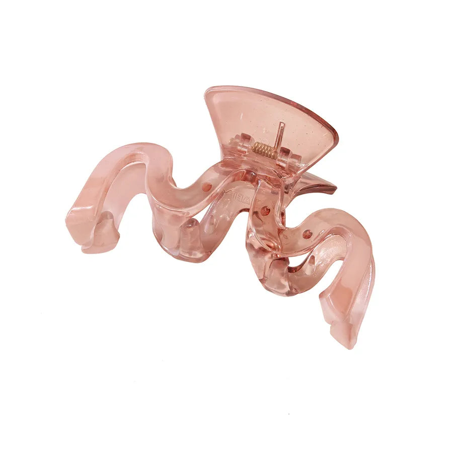 women's lady solid color resin stoving varnish hair claws