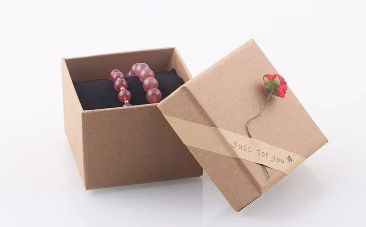 casual solid color pu leather jewelry boxes 1 piece