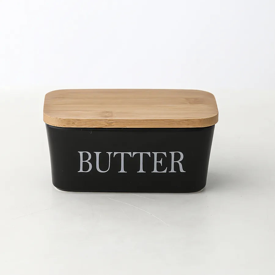 Simple Style Letter Solid Color Porcelain Storage Container Box