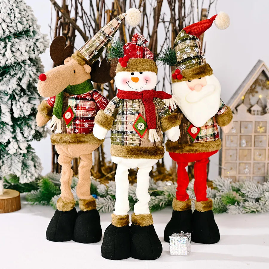 Christmas Cartoon Style Doll Party Street Ornaments