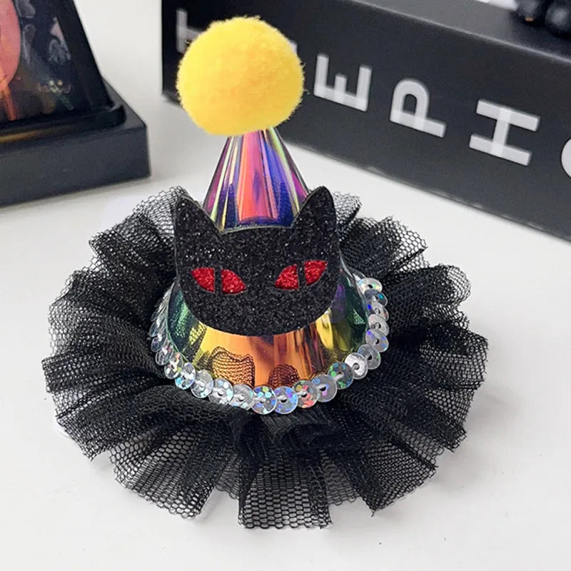 Halloween Hair Accessories Skull Clip Masquerade Duckbill Clip Devil Pumpkin Holiday Headwear Wholesale