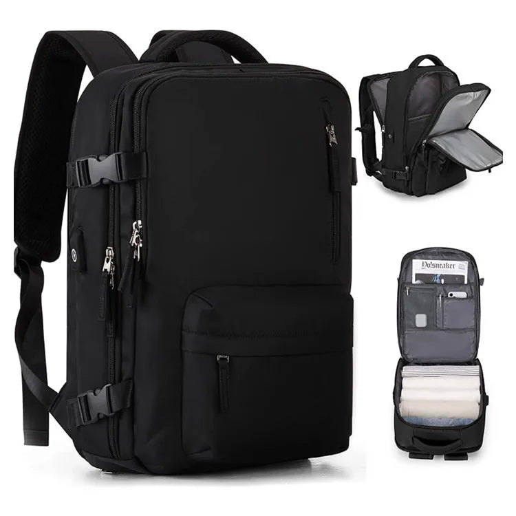 In stock small size leisure travel bag portable storage bag travel USB backpack laptop backpack