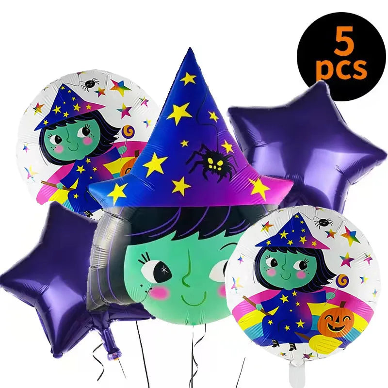 halloween geometric aluminum film party balloon