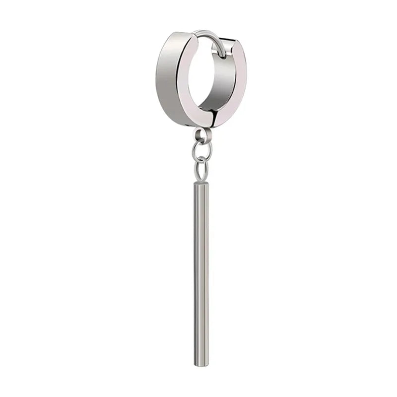 1 piece fashion geometric stainless steel alloy earrings