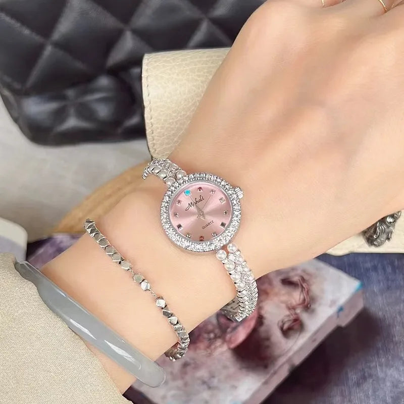 Elegant Simple Style Geometric Single Folding Buckle Quartz Watch Women's Watches