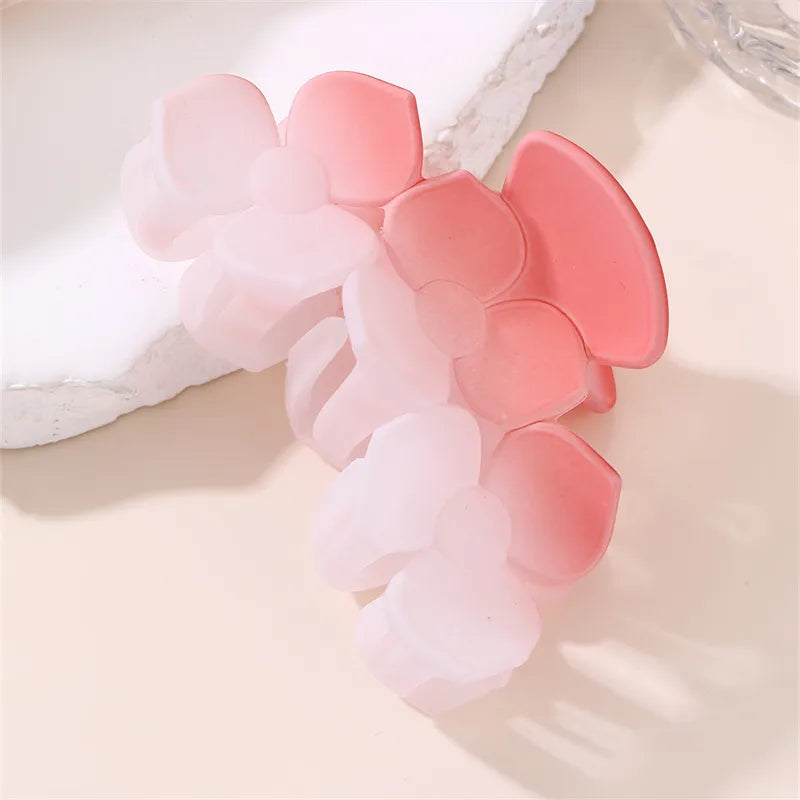 Sweet Simple Style Women's Gradient Color Alloy Hair Claws