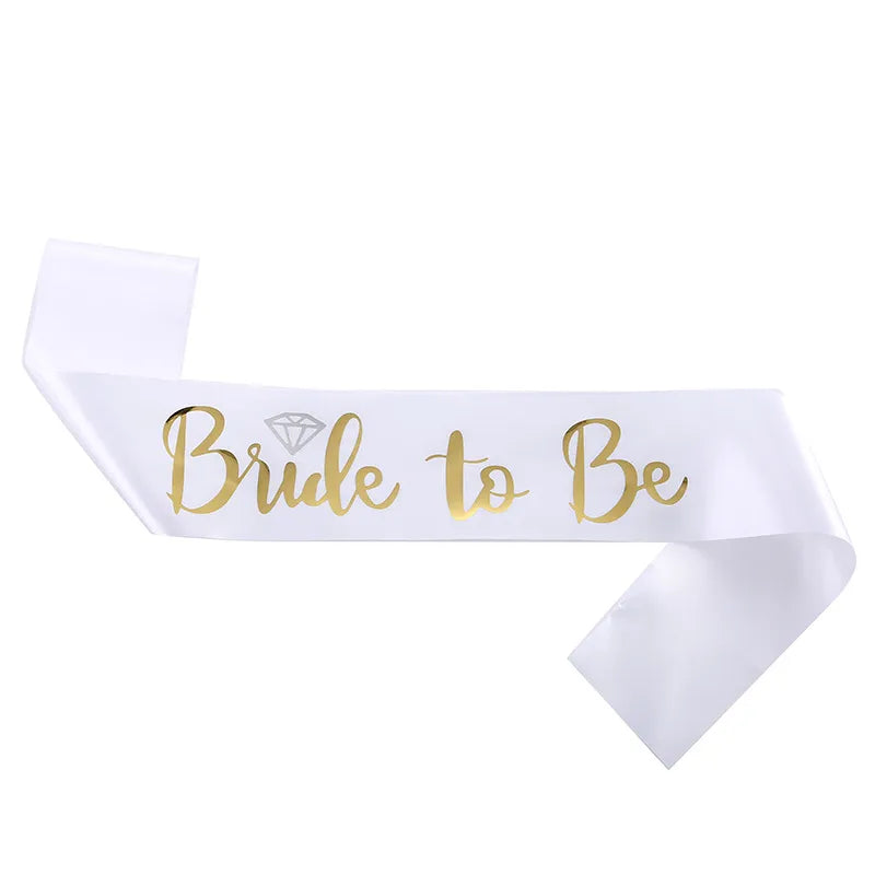modern style letter satin cloth wedding party costume props