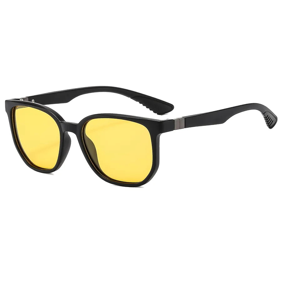 Vacation Classic Style Solid Color Pc Square Full Frame Men's Sunglasses