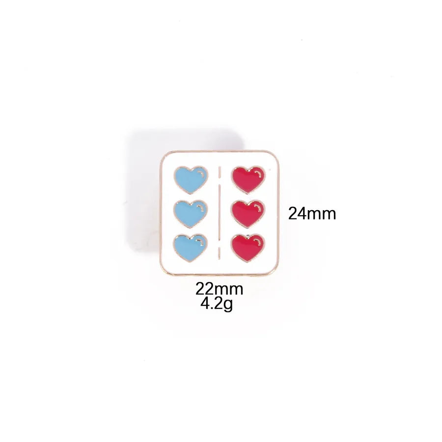 Nursing Day  Style Metal Lapel Pin Snowflake Design Emergency Ambulance Pattern Geometric Zinc Alloy Pin