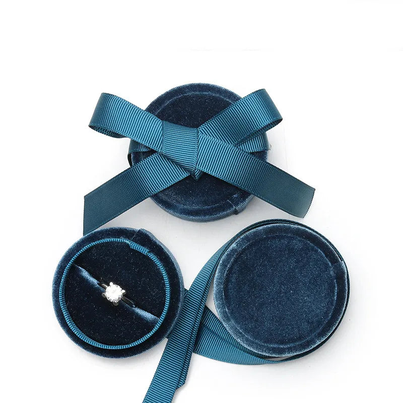 1 Piece Corduroy Casual Elegant Lady Holiday Banquet Daily Solid Color Jewelry Boxes