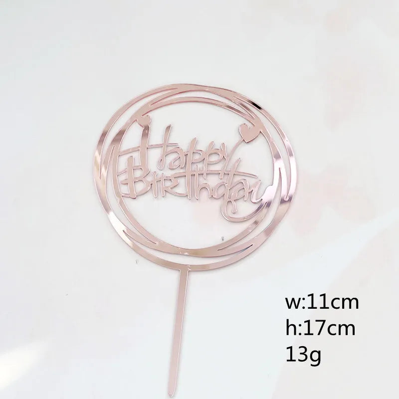 letter arylic party cake decorating supplies