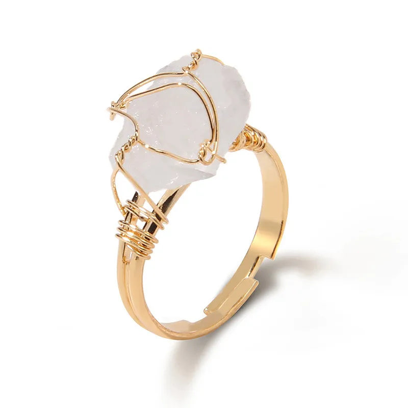 fashion irregular crystal rings 1 piece