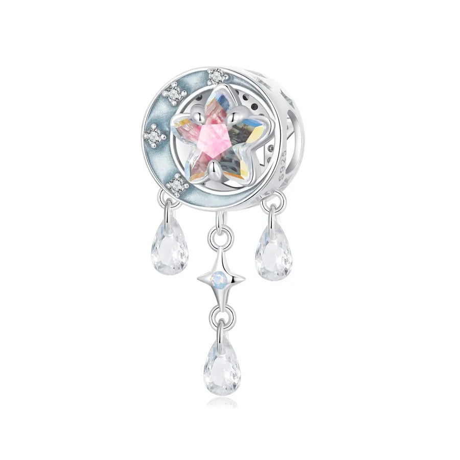 1 Piece 925 Sterling Silver Dreamcatcher Beads Jewelry Accessories