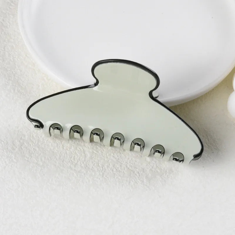New Style Large Size Acetate Shark Clamp Hair Clip Women Luxury Fashion Hair Accessories Hair Claw For Thick Hair Tail