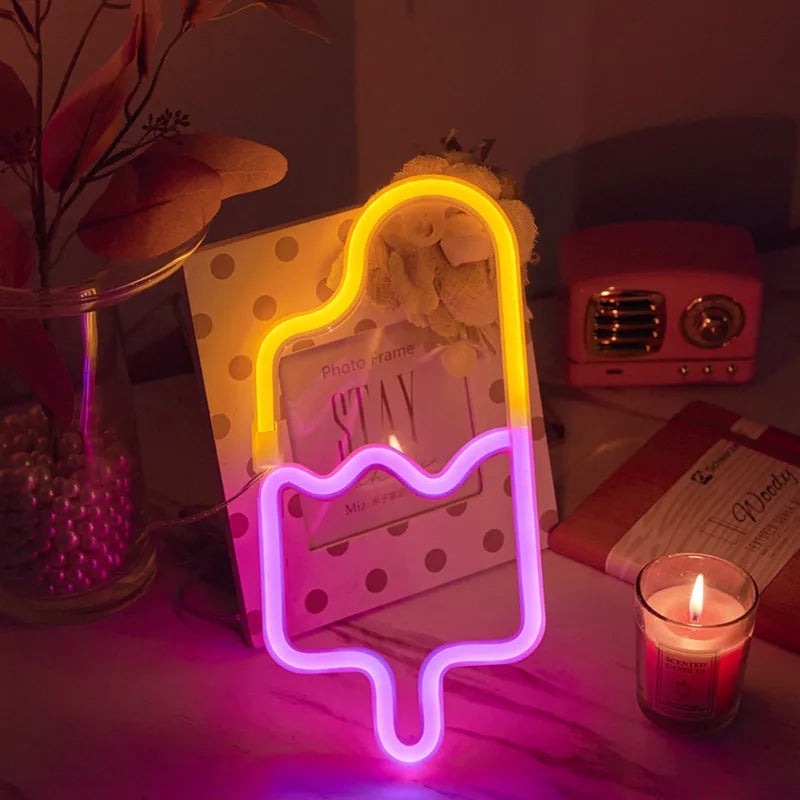 casual letter dolphin rocket pc indoor night lights