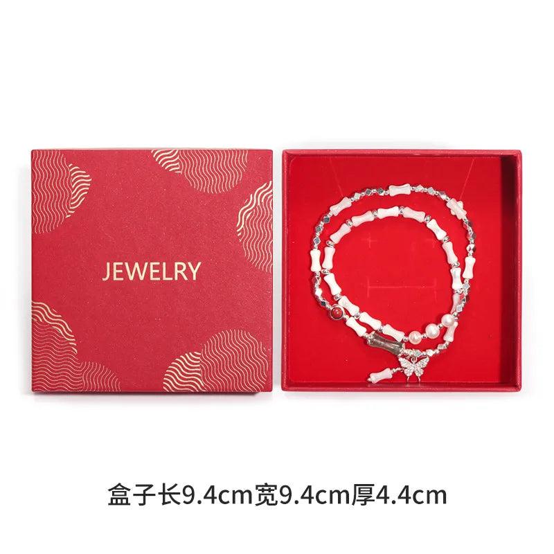 casual solid color pu leather jewelry boxes 1 piece