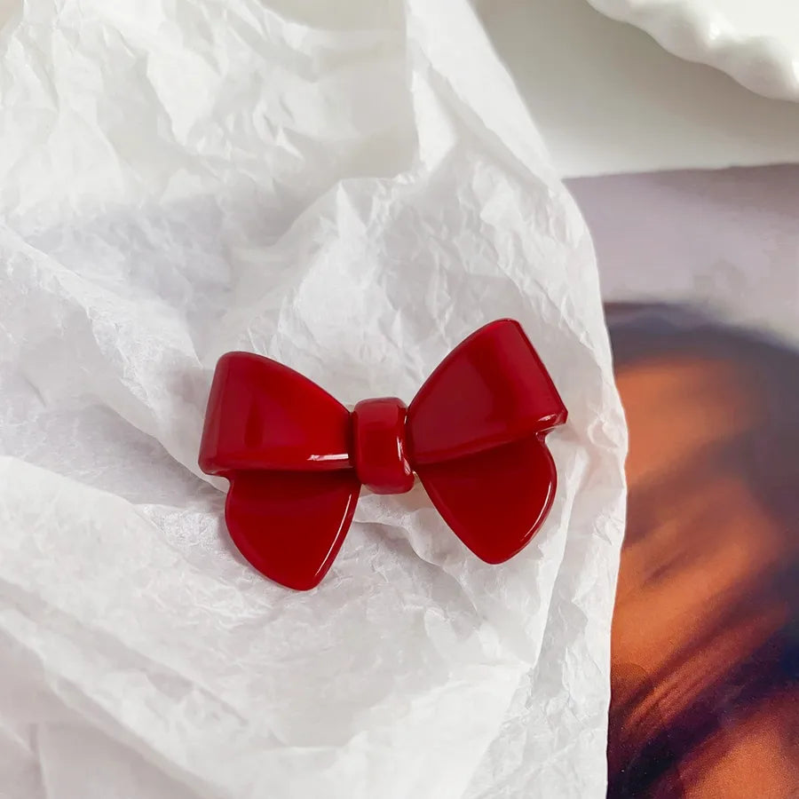 Elegant Acetate Butterfly Knot Hair Clip Stylish Duckbill Clip Small Size Cute Hair Accessories For Women Versatile Hair Decorations