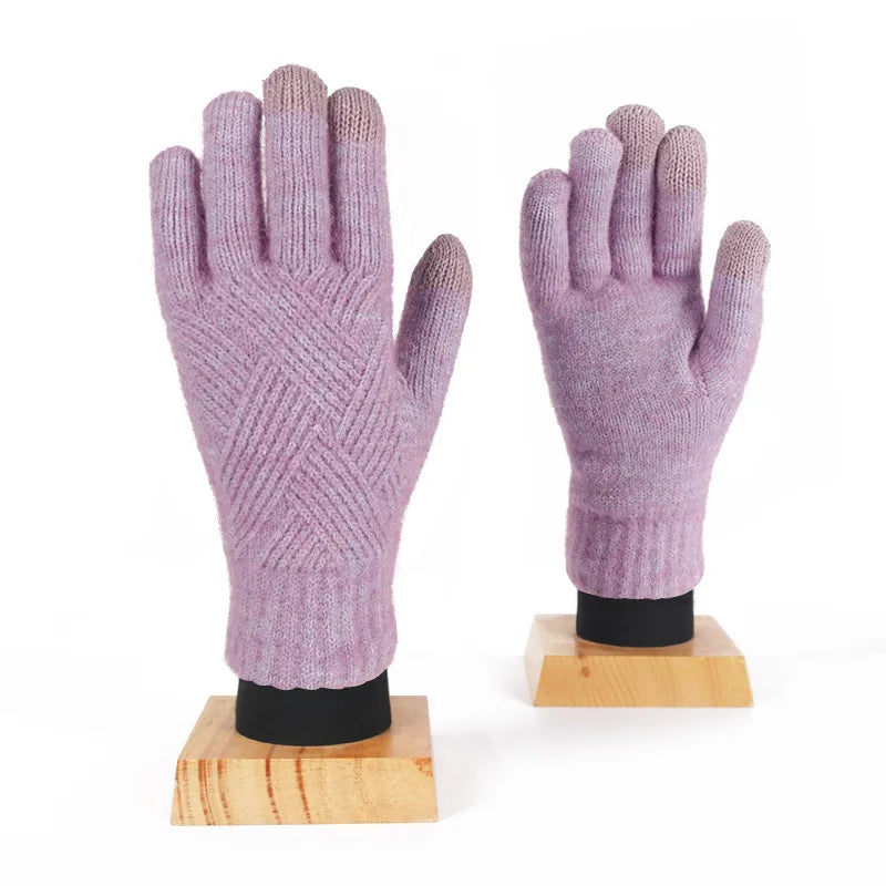 women's casual solid color gloves 1 pair