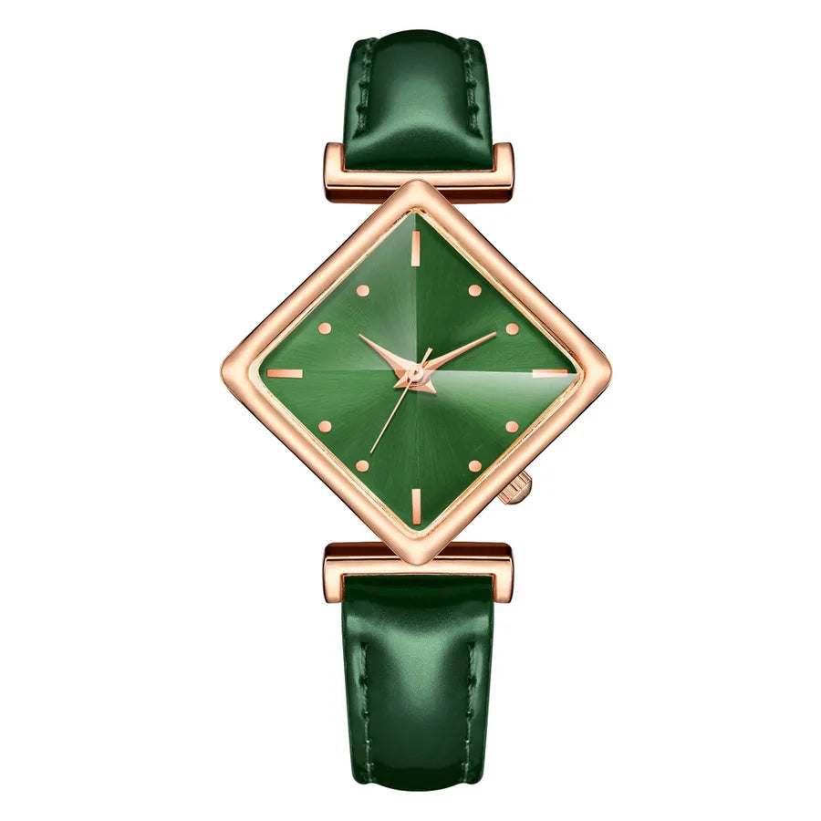 trendy fashion bright belt wrist diamond dial quartz ladies belt watch