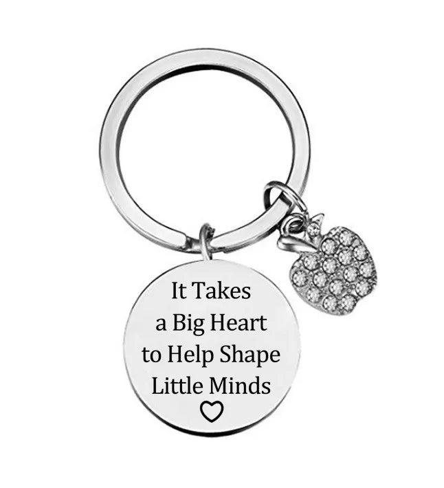 teacher's day graduation gift stainless steel keychain