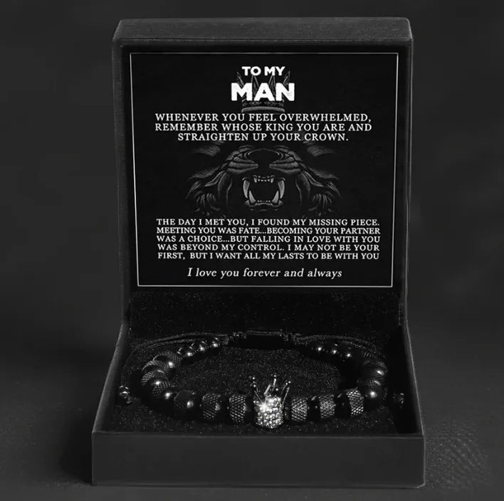 Simple Style Infinity 304 Stainless Steel Pu Leather Men's Bracelets