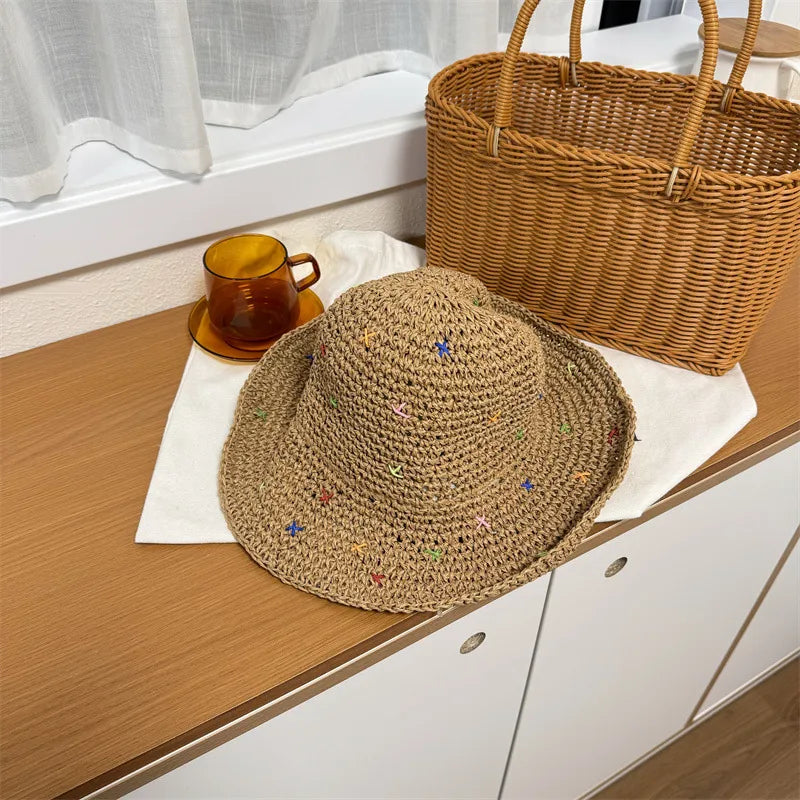 Women's Sweet Bow Knot Ruffles Sun Hat