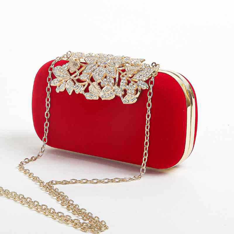 Polyester Geometric Square Evening Bags