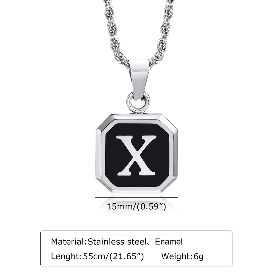 304 Stainless Steel Hip-Hop Enamel letter