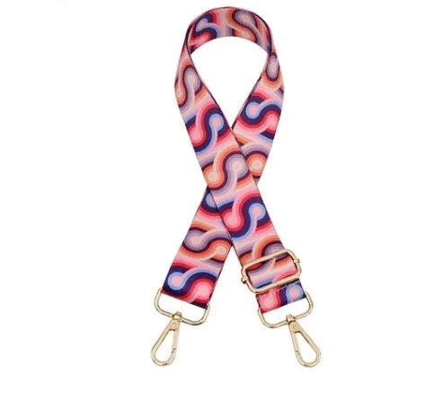 all seasons polyester geometric bag strap