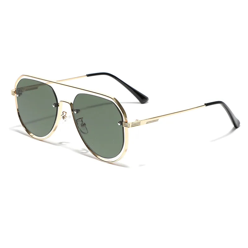 ig style simple style solid color ac toad glasses full frame men's sunglasses