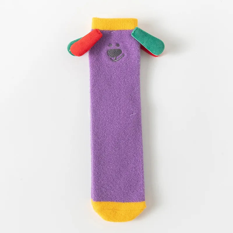Sweet Women's Cartoon Polyester Ankle Socks A Pair