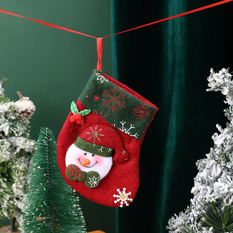 christmas cute santa claus snowman cloth party christmas socks