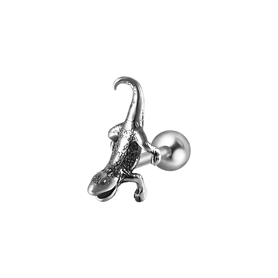 1 Piece Lip Rings Casual Hawaiian Tropical Animal 304 Stainless Steel Polishing Lip Rings Ear Cartilage Rings & Studs