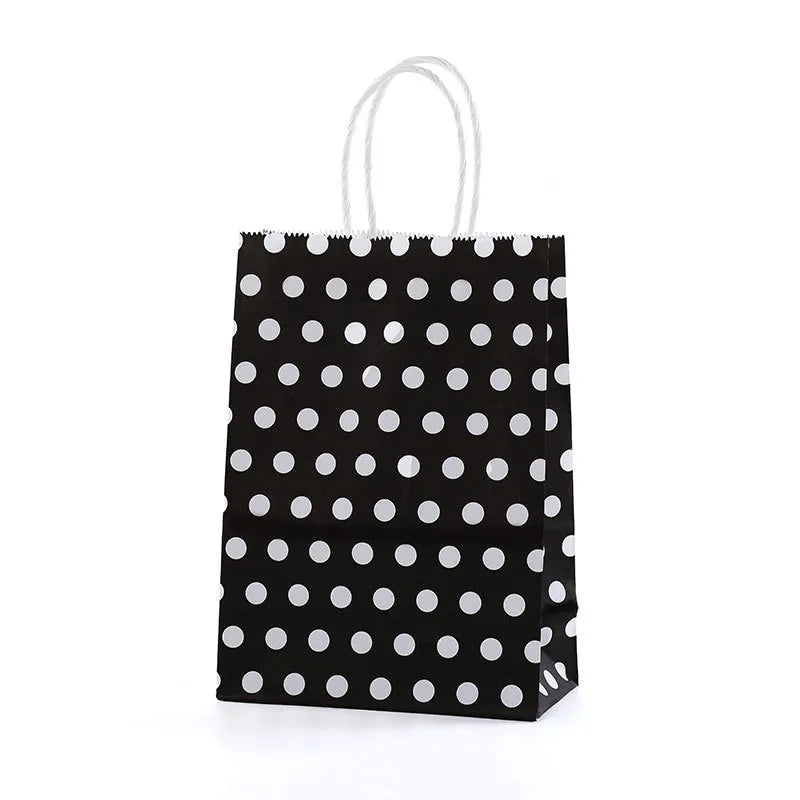 birthday polka dots kraft paper party gift wrapping supplies