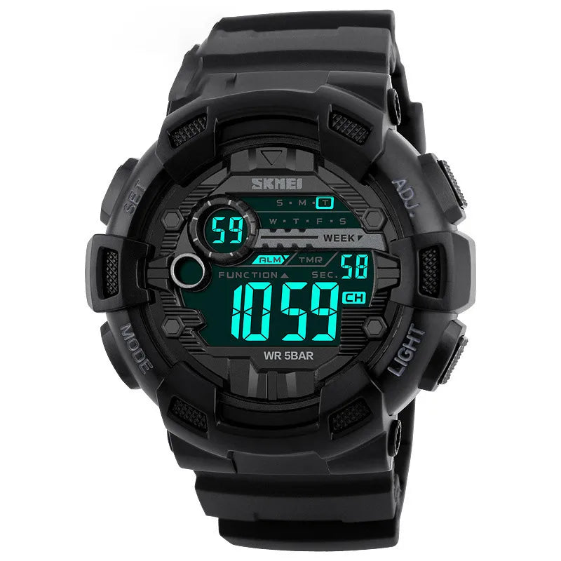sports letter buckle electronic men's watches