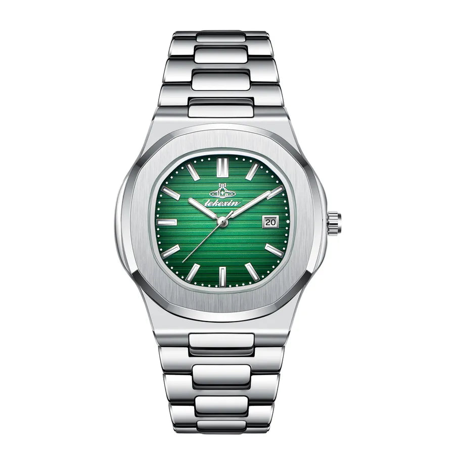 Business Solid Color Butterfly Double Snap Quartz Men's Watches