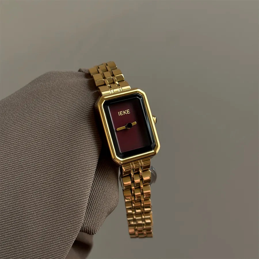 Casual Luxurious Square Double Side Snaps Quartz Watch