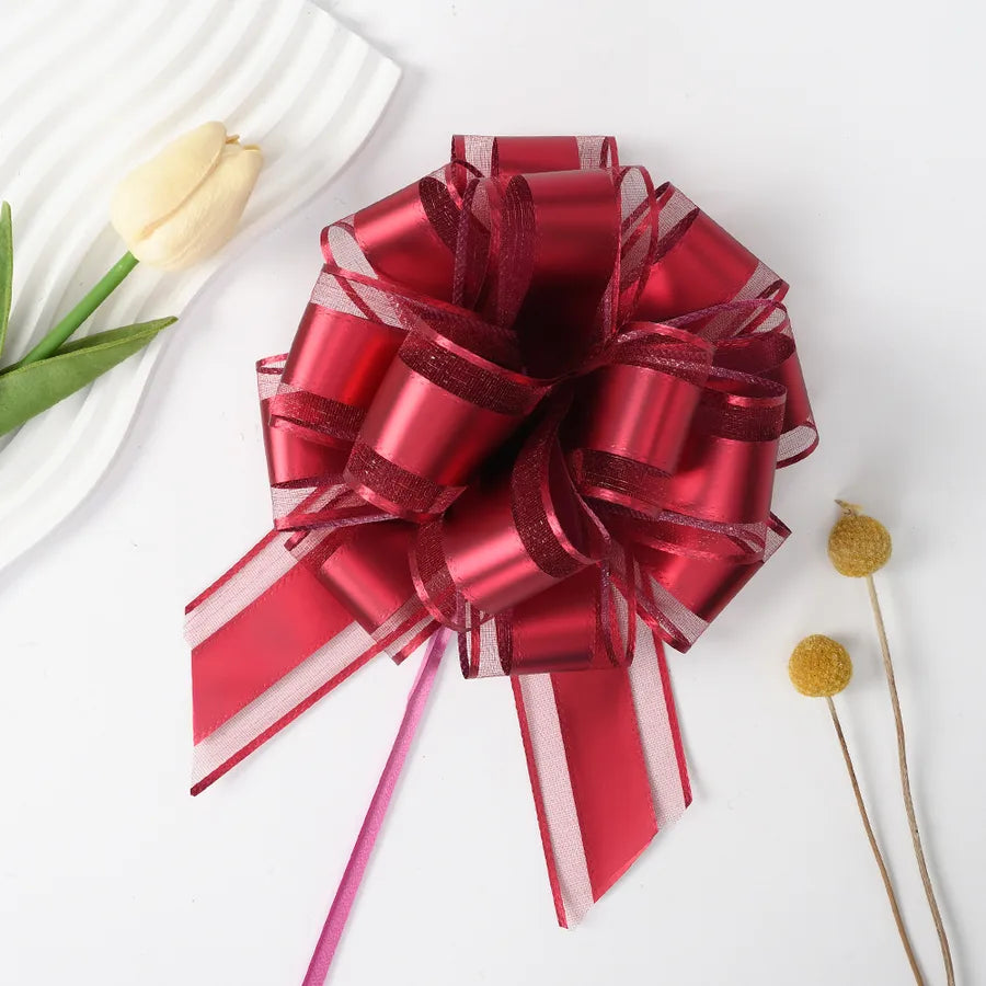 New 50 Snow Yarn Matte Fit Ball Flower Christmas Gift Flower Fruit Basket Packaging Metallic Color Hand Pull Flower