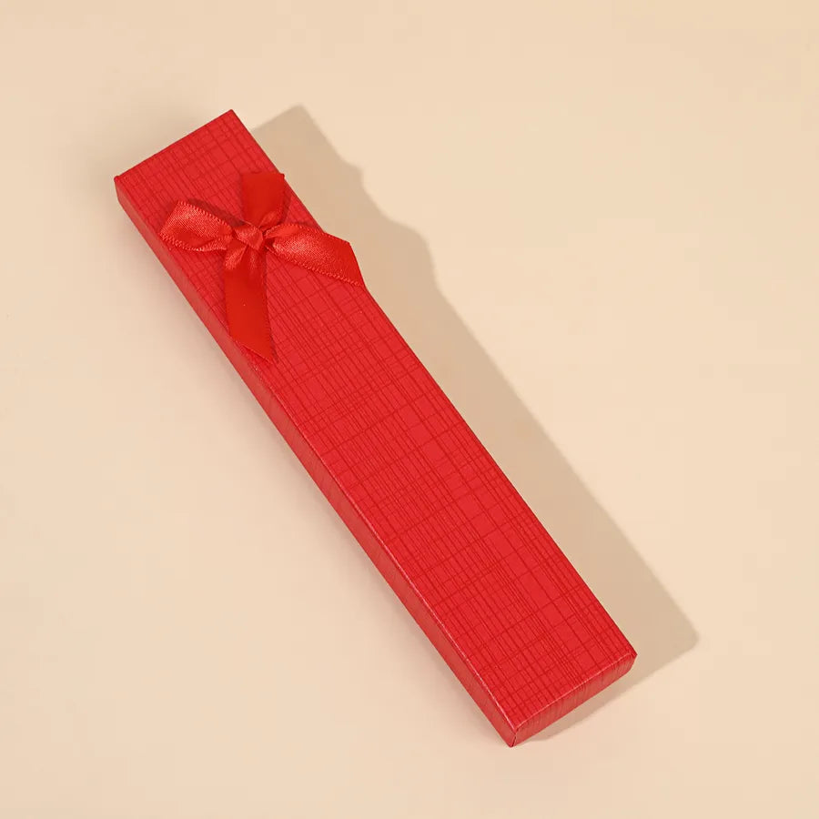 1 Piece Paper Classic Style Daily Solid Color Jewelry Boxes