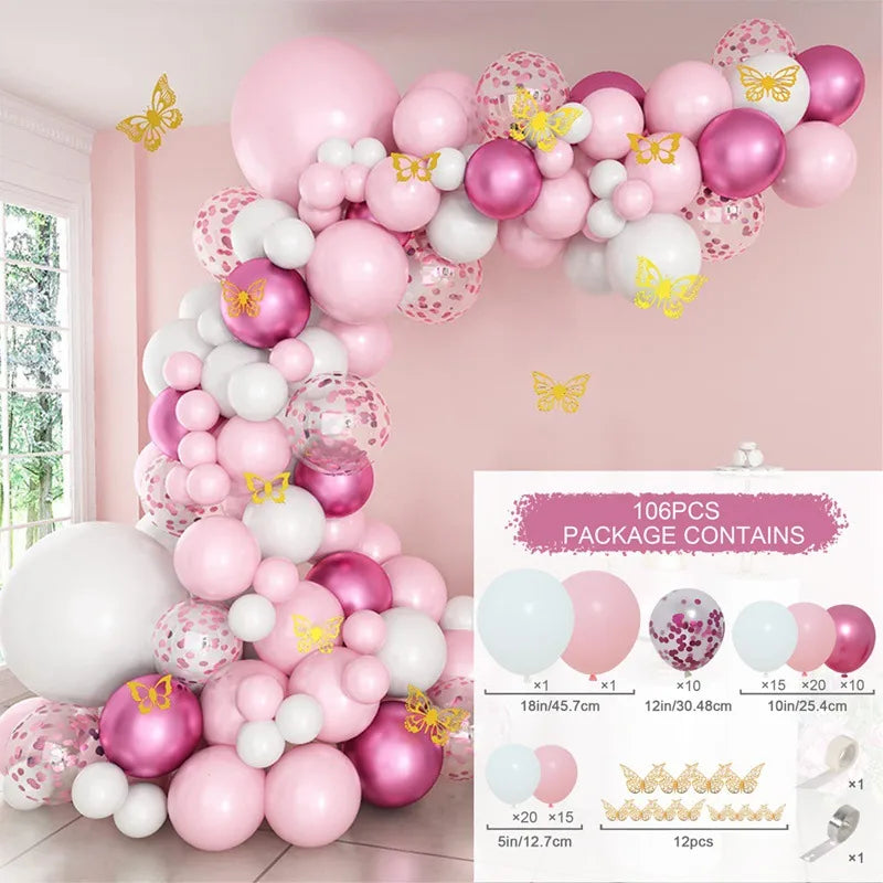10 Series Birthday Party Decoration Balloon Suit Balloon Chain Arch Wedding Wedding Room Scene Arrangement