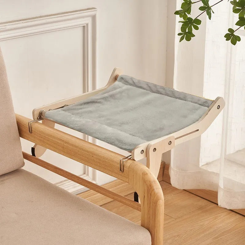 Simple Style Classic Style Wood Color Block Checkered Pet Bed